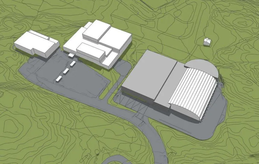 Skisse av ny Tromsøhall