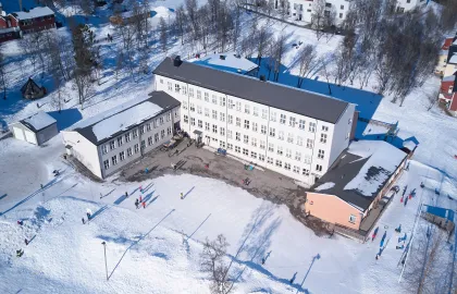 Borgtun skole vinter