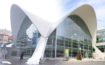 Bilde av hovedbiblioteket i Tromsø
